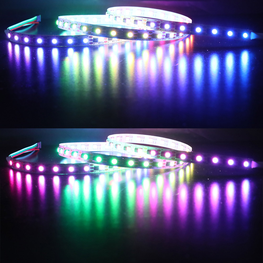 DC12V WS2811 Double Sides 360 Degrees Lighting 3.28Ft 120LEDs Dream Color Chasing LED Strip Light DC12V WS2811 Double Sides 360 Degrees Lighting 3.28Ft 120LEDs Dream Color Chasing LED Strip Light